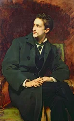 Porträt von Robert (1855-1921), Graf von Montesquiou-Fézensac, 1879